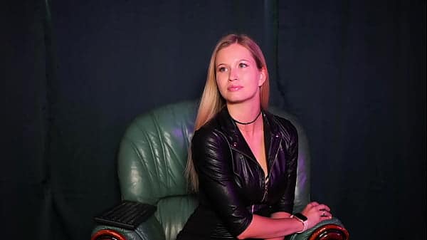 Sultry secretary by day, kinky camgirl by night